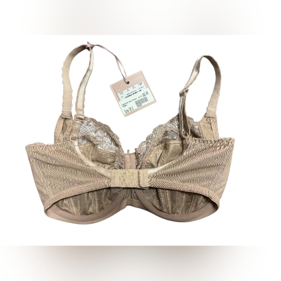Panache NWT Jasmine Balconnet Bra Caramel Nude Lace Size 32G - Picture 2 of 6